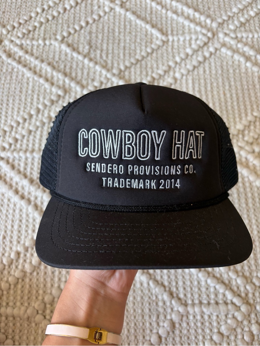 Sendero Provisions co. hat- Black/white